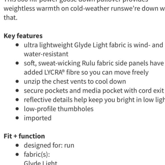 Lululemon What the Fluff Pullover Jacket Windbreaker Women's 6 Cream Beige Run - Picture 8 of 8